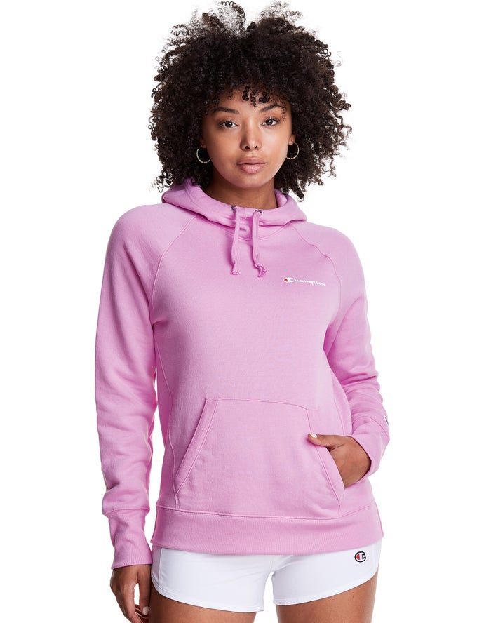 Sudadera Con Capucha Champion Mujer - Powerblend Script Logo ( Rosas ) 1364807-YT